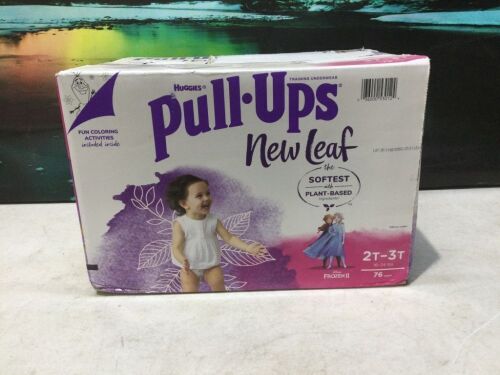Huggies New Leaf Pull Ups, Size 2T-3T, 76 ct  - Lot 635