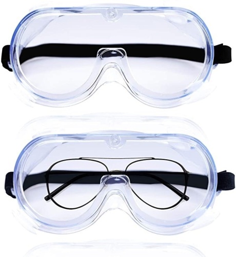 Case of (200) ANNEW Over Glasses Safety Goggles with 4 Ventilation Valves, 2 Pcs - Lot 729