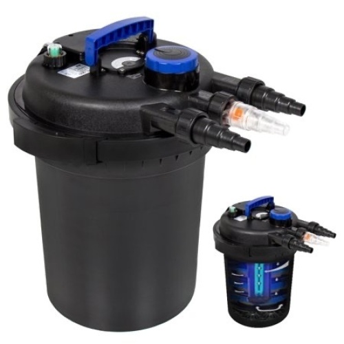 4000 Gallon Pressure Bio Filter w/ 13W UV Sterilizer Light Koi Fish Pond Pump  - Lot 809
