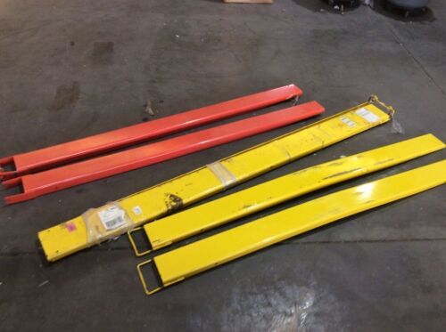 Lot of (3) Sets of Damaged Forklift Extensions - Lot 823