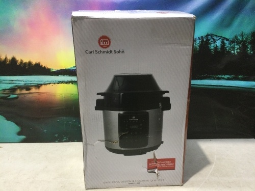Carl Schmidt Sohn 6.5Qt Pressure Cooker and Air Fryer Combo  - Lot 856