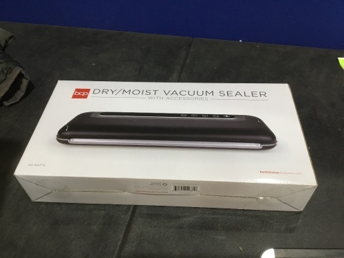 120W 50kPa Electric Food Vacuum Sealer Preserver Kit w/ Dry & Moist Sealing, Sealing Bags, Hose  - Lot 870