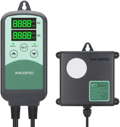 Inkbird Hydroponics ICC-500T Programmable CO2 Controller & Sensor - Lot 878
