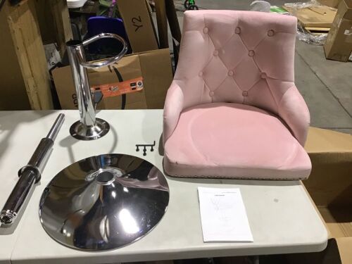 Upholstered Pink Bar Stool  - Lot 898