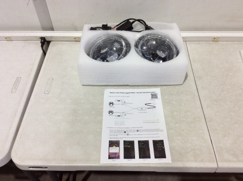 Set of 6.5" LED Headlights  - Lot 910