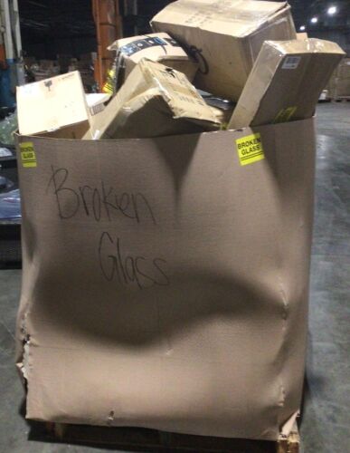 Salvage Pallet. Items Will Be Broken and Incomplete. Broken Glass Tags.  - Lot 1001
