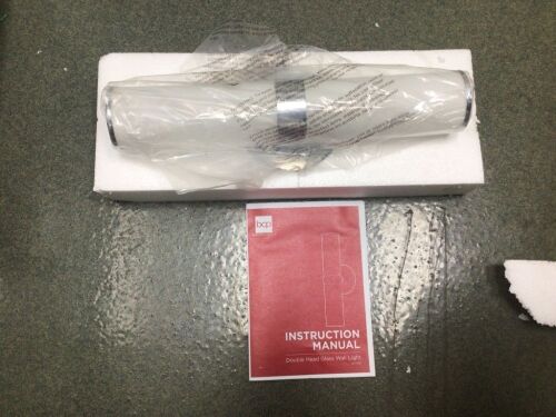 Double Head Glass Wall Light  - Lot 1025