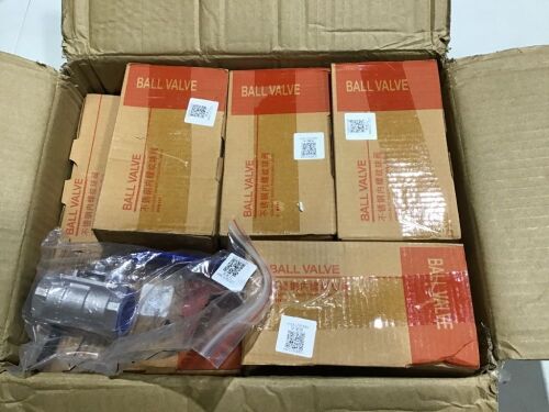 Case of (16) Ball Valves  - Lot 1044