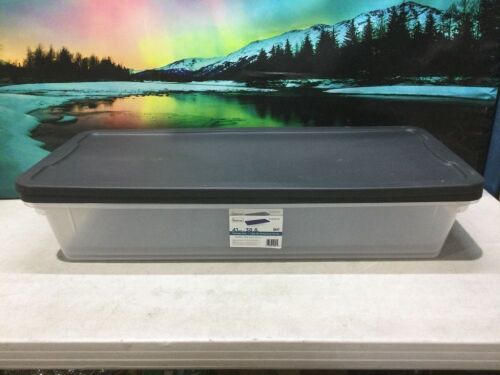 Homz Snaplock Clear Storage Bin with Lid, 41 Quart, 2 ct - Lot 1069