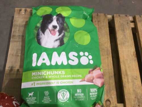 IAMS Minichunks Chicken & Whole Grains Recipe Dog Food, 15 Lb  - Lot 1087