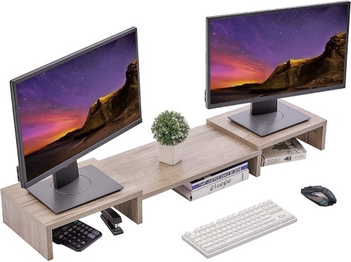 SUPERJARE Large Monitor Stand Riser  - Lot 1196