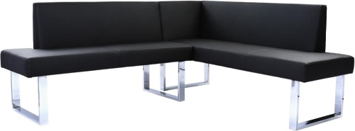 Black Corner Sofa  - Lot 91