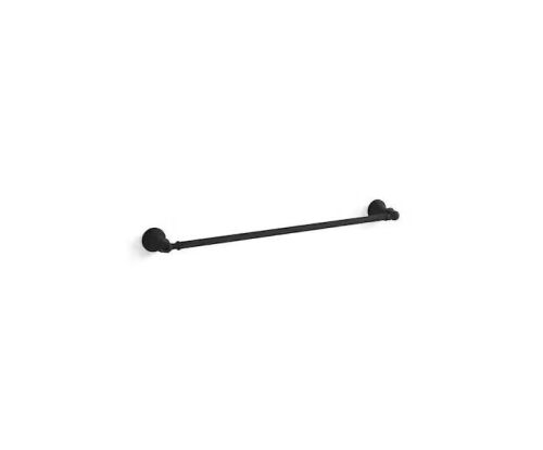 KOHLER Capilano 24 in. Towel Bar in Matte Black - Lot 315