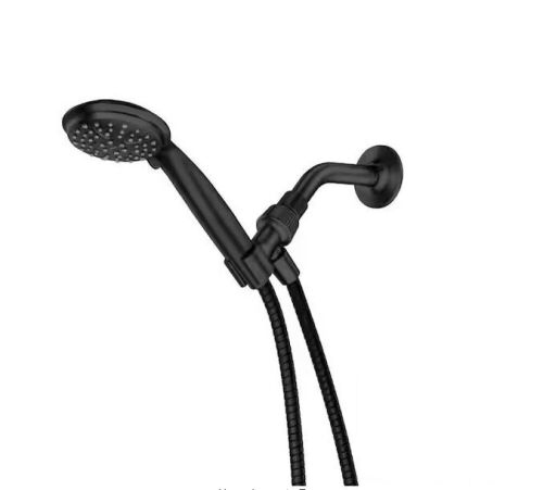 MOEN Attune 6-Spray Patterns Wall Mount 4 in. Handheld Showerhead in Matte Black, 2 Pack - Lot 322