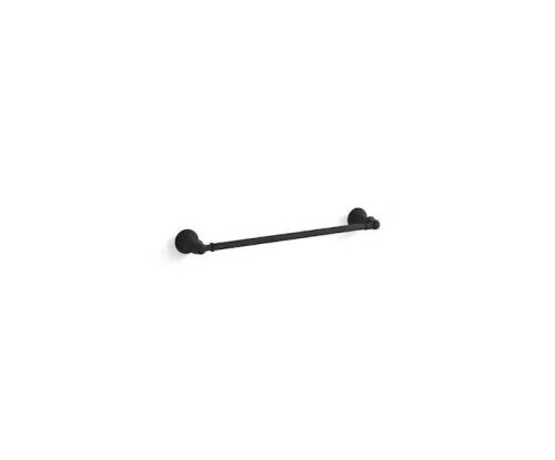 KOHLER Capilano 18 in. Towel Bar in Matte Black - Lot 333