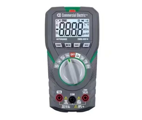 Commercial Electric True RMS Auto-Ranging Digital Multi-Meter - Lot 373