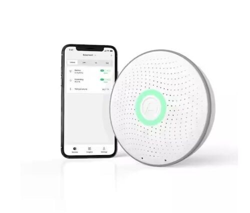 Airthings Wave Radon Battery Operated Smart Radon Detector - Lot 556
