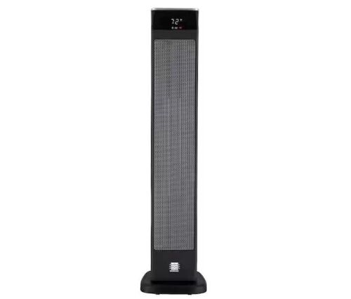 Warmwave Deluxe Digital 30 in. Electric Ceramic Oscillating Tower Space Heater with Remote Control - Lot 655