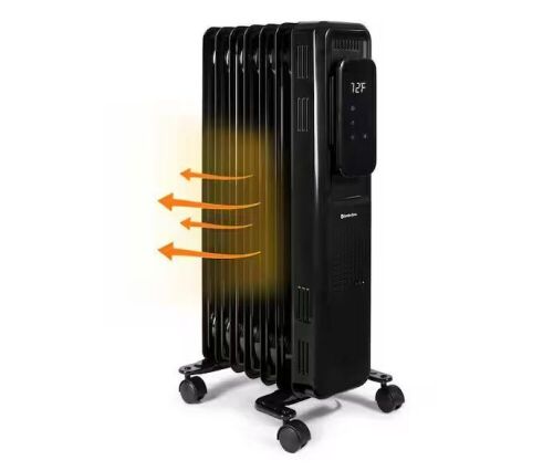 Comfort Zone 1500-Watt Electric Oil-Filled Space Heater with Digital Display - Lot 657