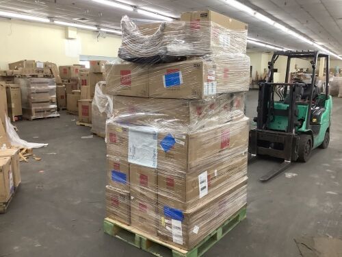 Lot of (13) Artificial Christmas Trees & (13) Tree Collars - Uninspected - Lot 260