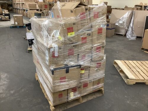 Lot of (10) Artificial Christmas Trees & (10) Tree Collars - Uninspected - Lot 144