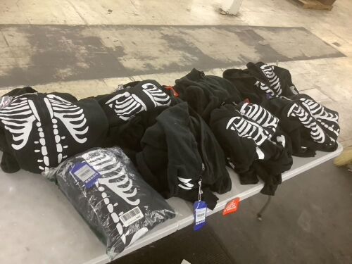 Lot of (8) Skeleton Onesies - Lot 747