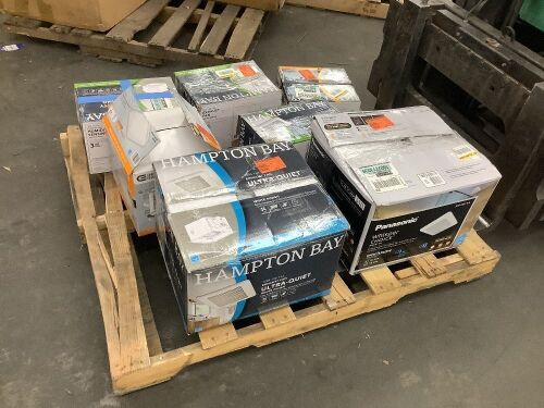 Lot of (7) Bathroom Exhaust Fans - Uninspected - Lot 141