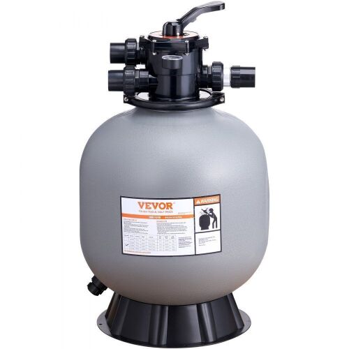 VEVOR Sand Filter, 22-inch, Up to 55 GPM Flow Rate, Above Inground Swimming Pool Sand Filter System with 7-Way Multi-Port Valve, Filter, Backwash, Rinse, Recirculate, Waste, Winter, Closed Functions - Lot 54