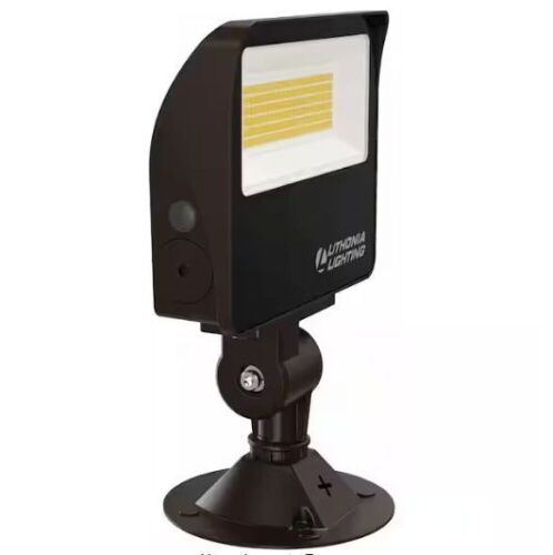Lithonia Lighting Contractor Select ESXF1 Bronze Outdoor Integrated LED Flood Light with Switchable Lumens and CCT - Lot 410