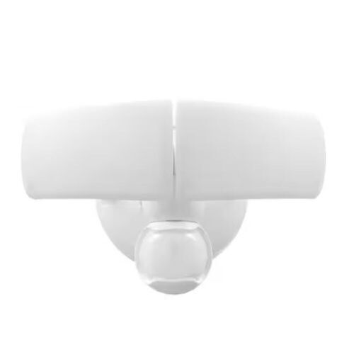 Defiant MaxDetect 240° White Motion Sensor Wired Outdoor 2-Head LED Security Flood Light 2000 Lumens - Lot 414