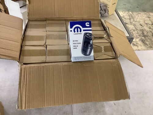 Case of (24) Mopar Oil Filter for Dodge Ram 5.9L/6.7L Cummins Turbo Diesel Engine - Lot 45