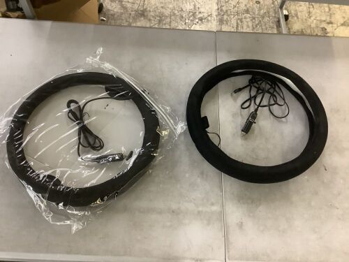 Lot of (2) Heated Steering Wheel Covers  - Lot 502