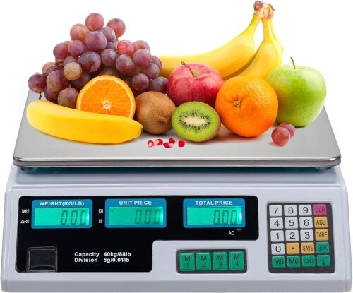  ROVSUN 88LB Deli Electronic Commercial Price Computing Scale with LCD Display - Lot 104