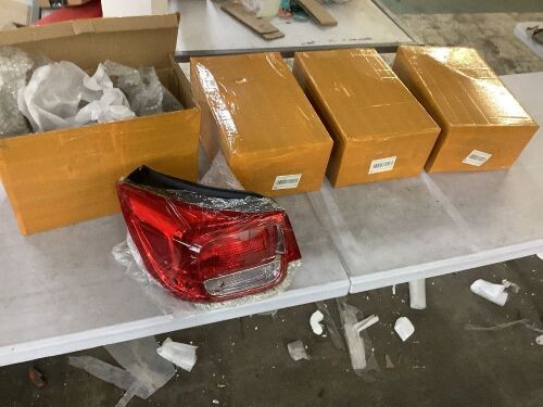 Lot of (4) Driver Side Tail Light for 13-16 Chevy Malibu  - Lot 517