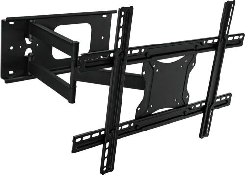  Mount-It! Full Motion Articulating TV Wall Mount Bracket for 32-70” Plasma, LED, LCD Flat Screens up to 100 Pounds and 600x400 VESA, Tilt, Swivel, Extend, Compress  - Lot 712