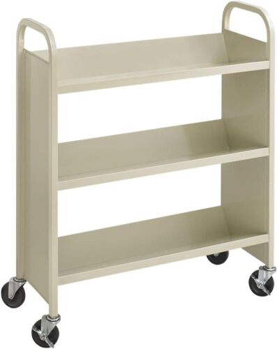 Safco Products Single-Sided Library Book Cart - Lot 27