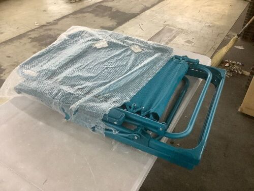 Monochromatic Zero Gravity Patio Chair Recliner w/ Side Tray, Headrest - Lot 724