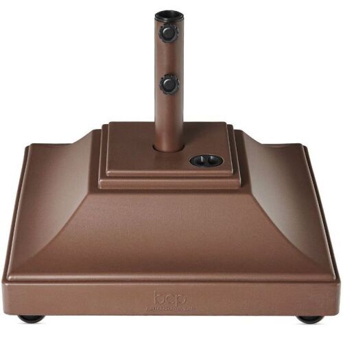Mobile Umbrella Base, Fillable Stand w/ 4 Wheels, 2 Locks, 120lb Capacity - Lot 806