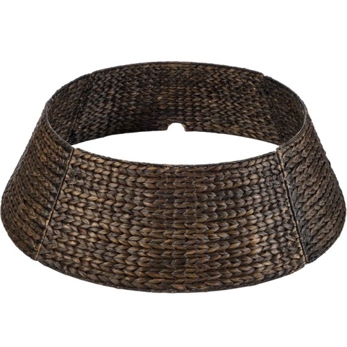 Woven Hyacinth Christmas Holiday Tree Collar - 42in - Lot 6684