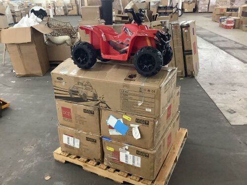 Lot of (7) Ride On Toys - Uninspected - Lot 96