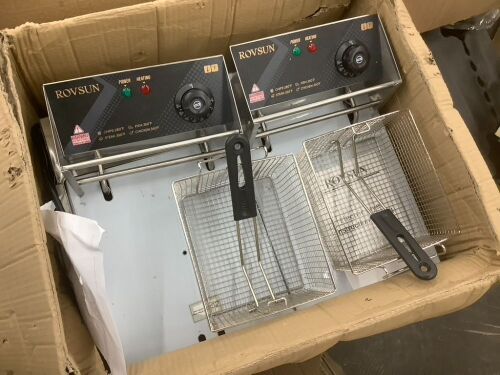 Lot of (2) Deep Fryers & (3) Chafing Dishes - Lot 334