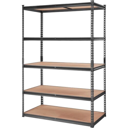 VEVOR Storage Shelving Unit, 5-Tier Adjustable, 2000 lbs Capacity, 48" L x 24" W x 72" H  - Lot 349