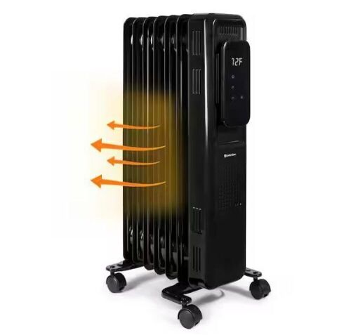 Comfort Zone 1500-Watt Electric Oil-Filled Space Heater with Digital Display - Lot 386