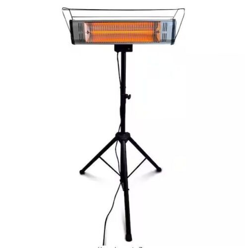 Heat Storm Tradesman 1,500-Watt Electric Outdoor Infrared Quartz Portable Space Heater with Tripod, Wall Mount and Remote - Lot 388