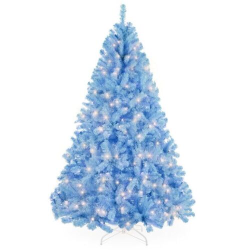 6' Pre-Lit Artificial Baby Blue Christmas Tree w/ Incandescent Lights - Lot 191