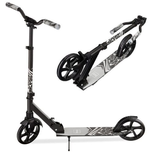 Kids Height Adjustable Kick Scooter w/ Carrying Strap, Non-Slip Deck, Kickstand - Lot 287