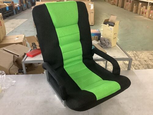Gaming Floor Chair w/ 360-Degree Swivel, Armrest, Adjustable Backrest - Lot 223