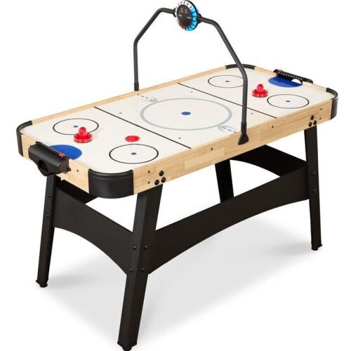Air Hockey Game Table w/ LED Lights, Scoreboard, Powerful Motor - 54in - Lot 293
