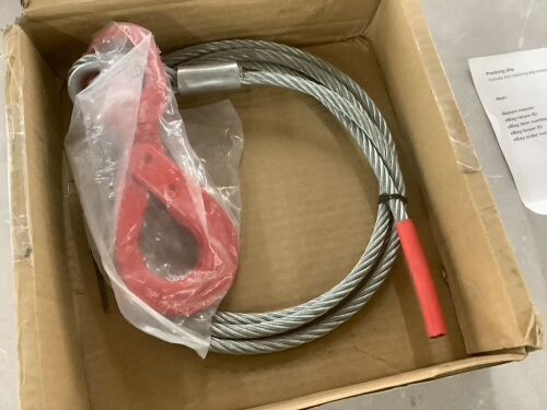 Steel Core Winch Cable Self Locking Swivel Hook - Lot 304