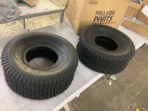  20x8.00-8 Lawn Mower Turf Tires, Set of 2  - Lot 136